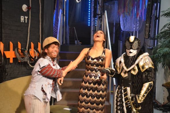 No perdieron la oportunidad de divertirse antes de salir a cuadro.