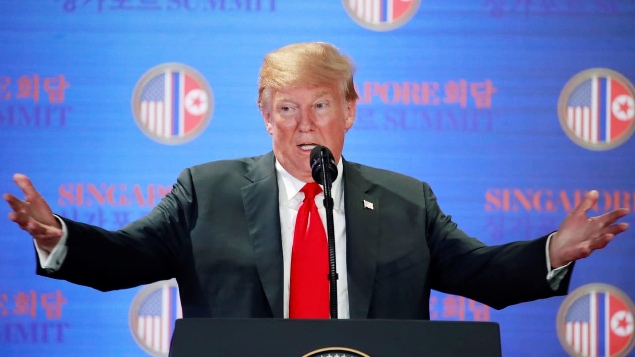 Proponen a Donald Trump para el Nobel de la Paz tras la cumbre con Kim Jong Un en Singapur