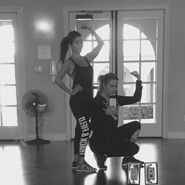 Kourtney ha encontrado refugio en el deporte y en su familia.