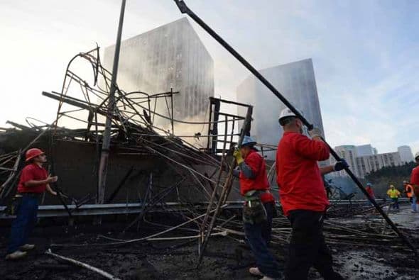 La remoción de escombros será otra labor que ocupará a los efectivos durante gran parte del día. Detalles de este reporte aquí