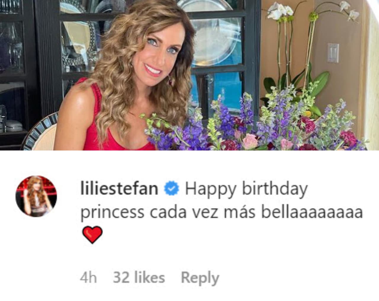 Mientras tanto, Kailey Levy no solo estuvo apapachada este domingo por sus famosos padres, sino también por otras celebridades como Lili Estefan, quien así la felicitó por su cumpleaños. 
<br>