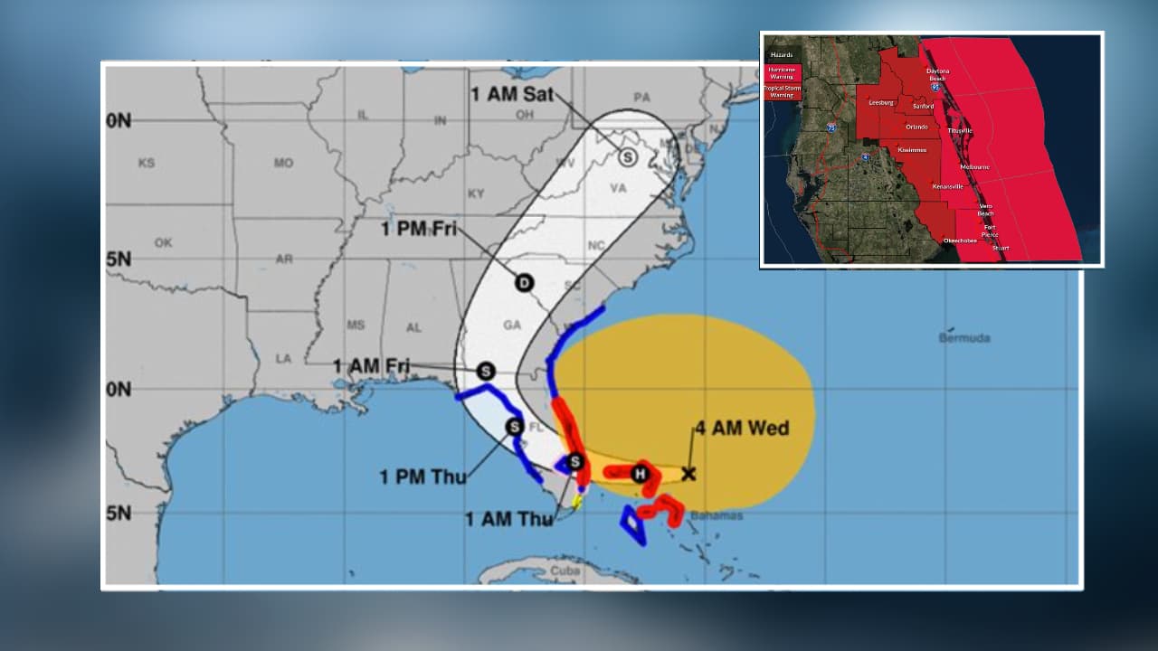 Florida Central en alerta por tormenta tropical Nicole