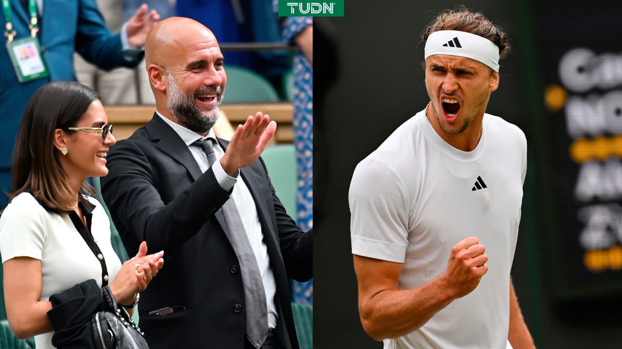 Zverev le pide a Pep Guardiola que lo entrene en tenis "si se aburre del futbol"