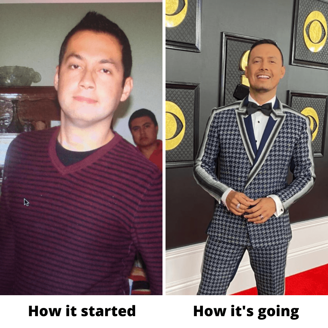 ¿Lo reconoces? Es Luis Sandoval. El reportero y presentador mexicano ha cambiado físicamente, sin embargo, sigue siendo el mismo joven que llegó con una maleta repleta de retos a vencer.