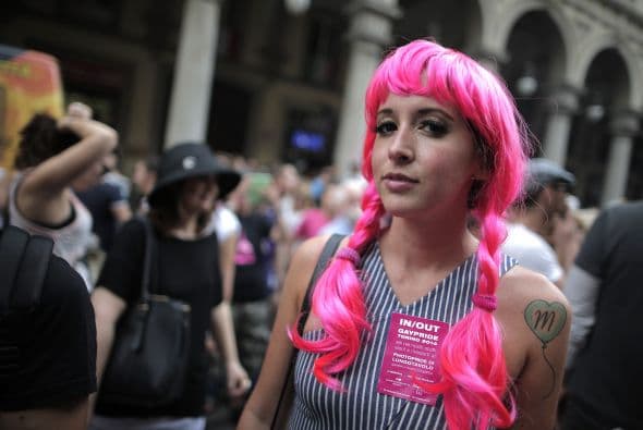 Otros optaron por las pelucas.