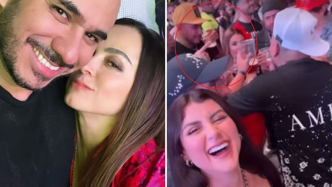 Exhiben supuesta infidelidad del 'Escorpión Dorado' a su esposa con conductora: publican videos y fans reaccionan