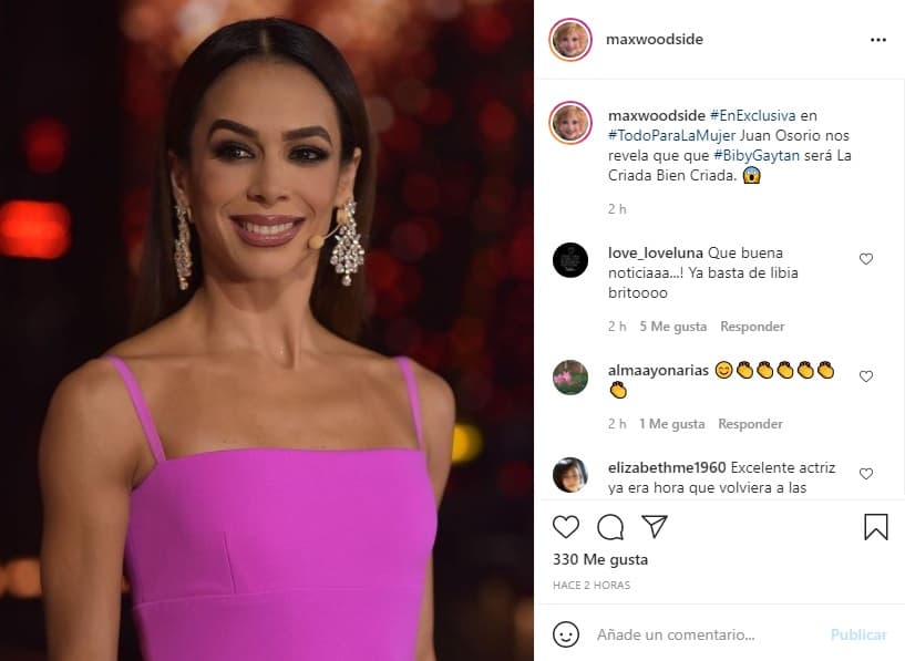 La periodista compartió la noticia en redes sociales, sin embargo, la actriz, bailarina y cantante mexicana 
<b>no ha emitido comentario alguno sobre su supuesta participación</b>.