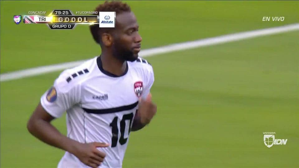 ¡GOOOL! Kevin Molino anota para Trinidad and Tobago