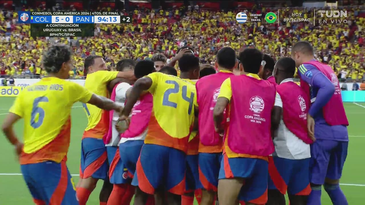 ¡Bienvenidos semifinalistas! Borja firma el 5-0 para Colombia con penal