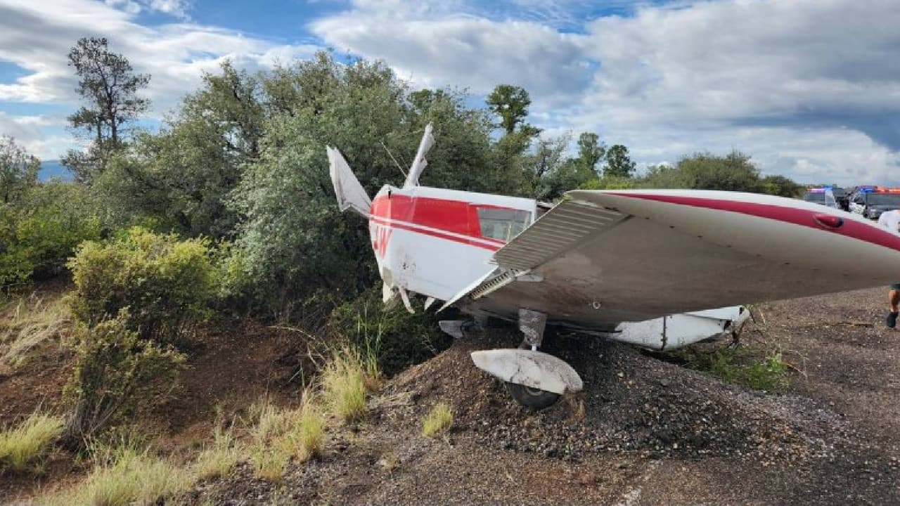 Avioneta se desploma en Prescott y deja cuatro heridos