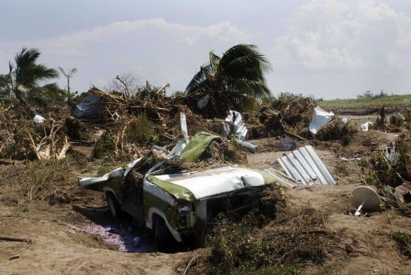 Grandes afectaciones también sufrió el sector agrícola, aunque se dijo que varias zonas estaban aseguradas.