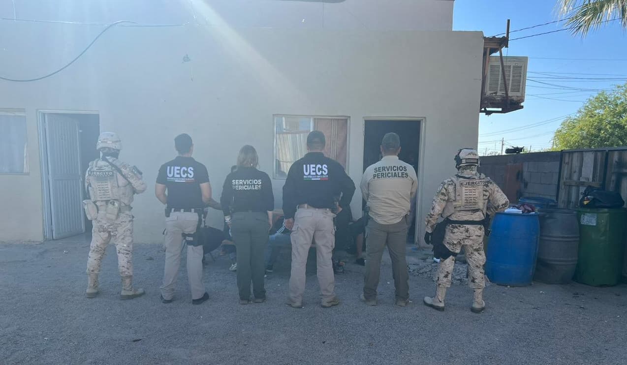 El operativo se realizó en conjunto con elementos de la Secretaría de la Defensa Nacional (SEDENA), la Guardia Nacional y la Policía Municipal de Sonoyta.