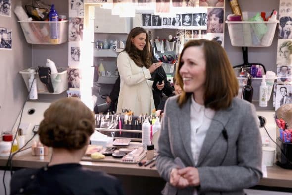 Kate quedó sorprendida ante el impecable trabajo que se hace en esta área.