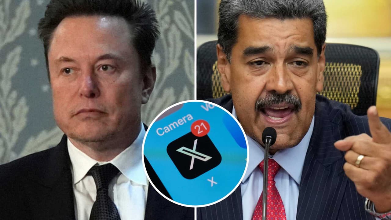 Bloquean X en Venezuela: Maduro acusa a Elon Musk de promover el odio