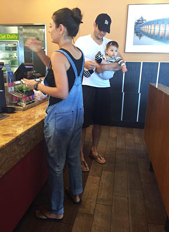 Pudimos ver cuánto ha crecido su nena Wyatt.