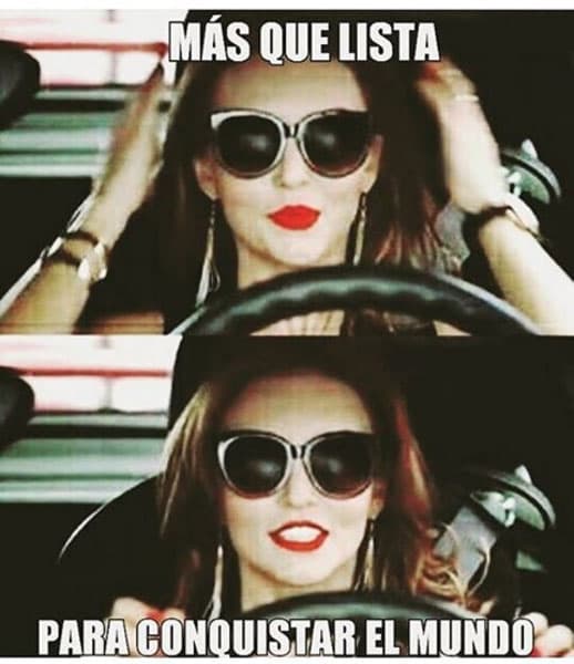 "Más que lista para conquistar el mundo".