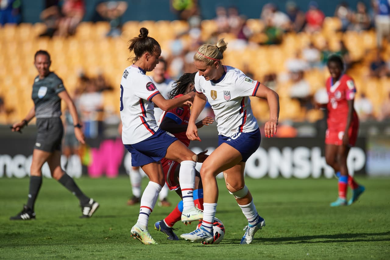 Estados Unidos se impuso con autoridad a la Selección de Haití en el debut dentro del Premundial Femenil de la Concacaf.
