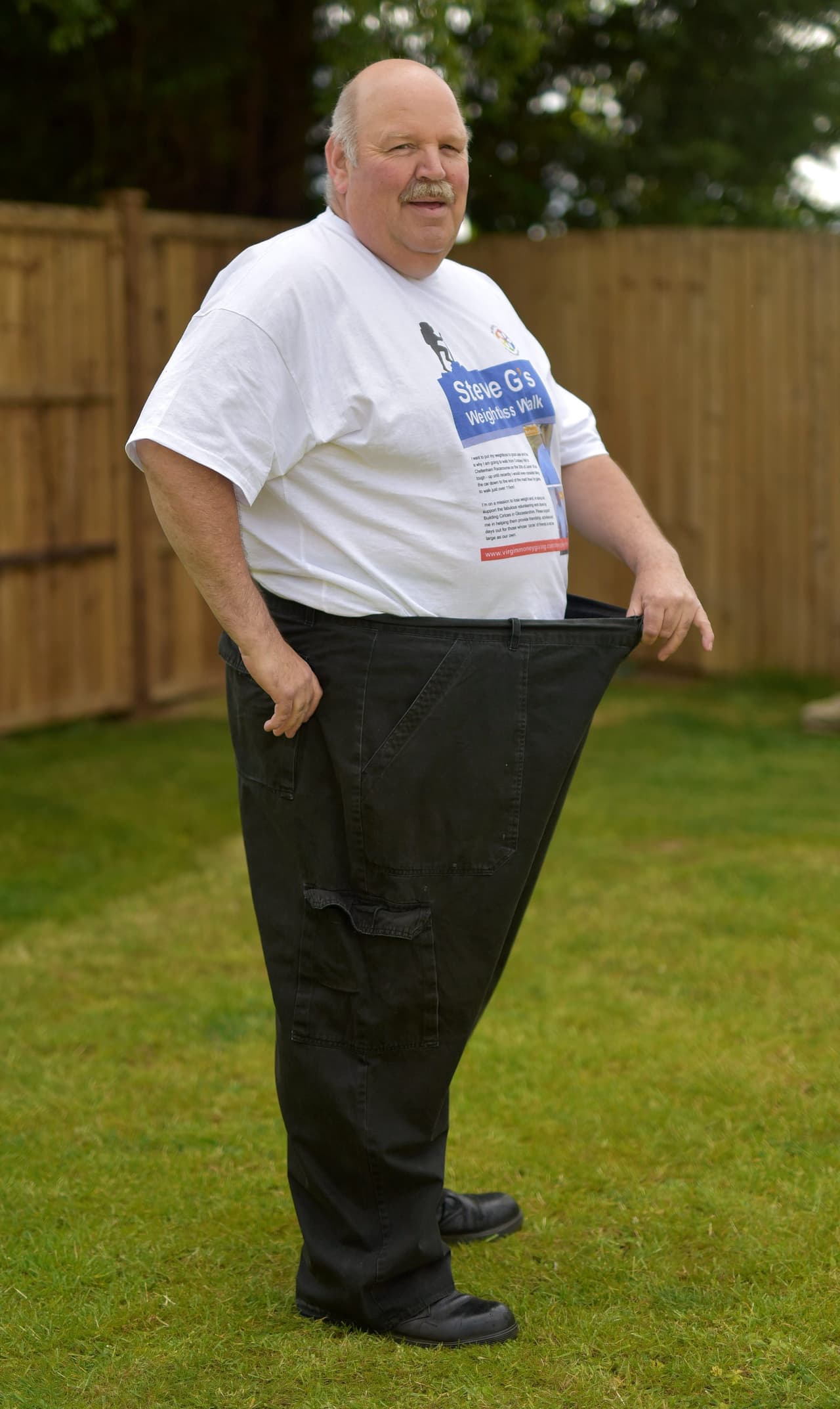 Todos estaban sorprendidos y orgullosos de que Stephen Gallacher perdiera 112 libras en 43 semanas.