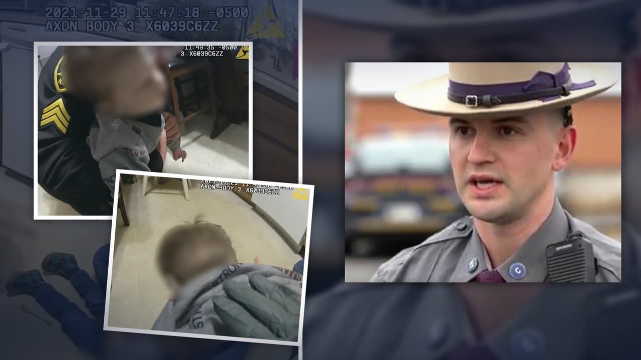 Así fue como un policía estatal salvó la vida a un nene que se estaba ahogando con comida