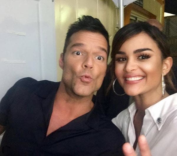 Ricky Martin es otra de las estrellas internacionales a las que ha conocido y lo ha entrevistado en varias ocasiones.
<br>