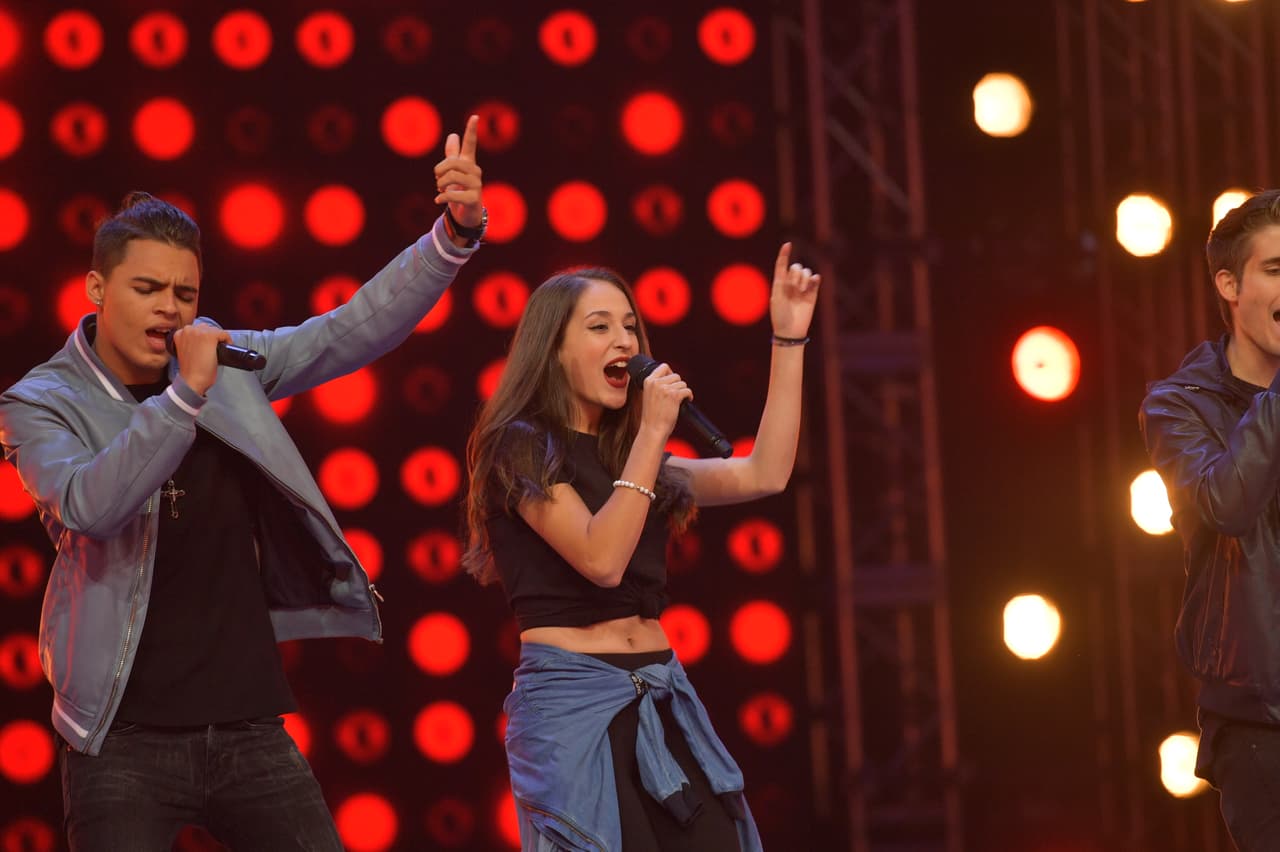 Los ensayos fueron fuertes, pero supo acoplarse a sus compañeros y lograr un paso adelante en el show.