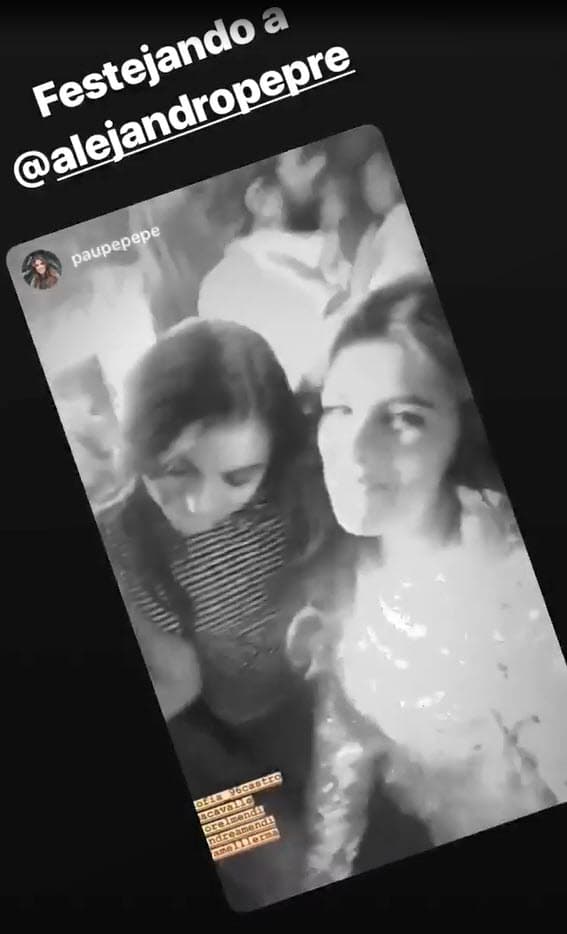 Sofía Castro compartió algunos videos donde se ve que está bailando a ritmo de reggaetón al lado de Paulina, la hermana mayor de Alejandro.