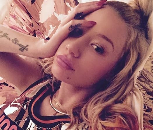 Iggy Azalea también tiene sus buenas selfies.