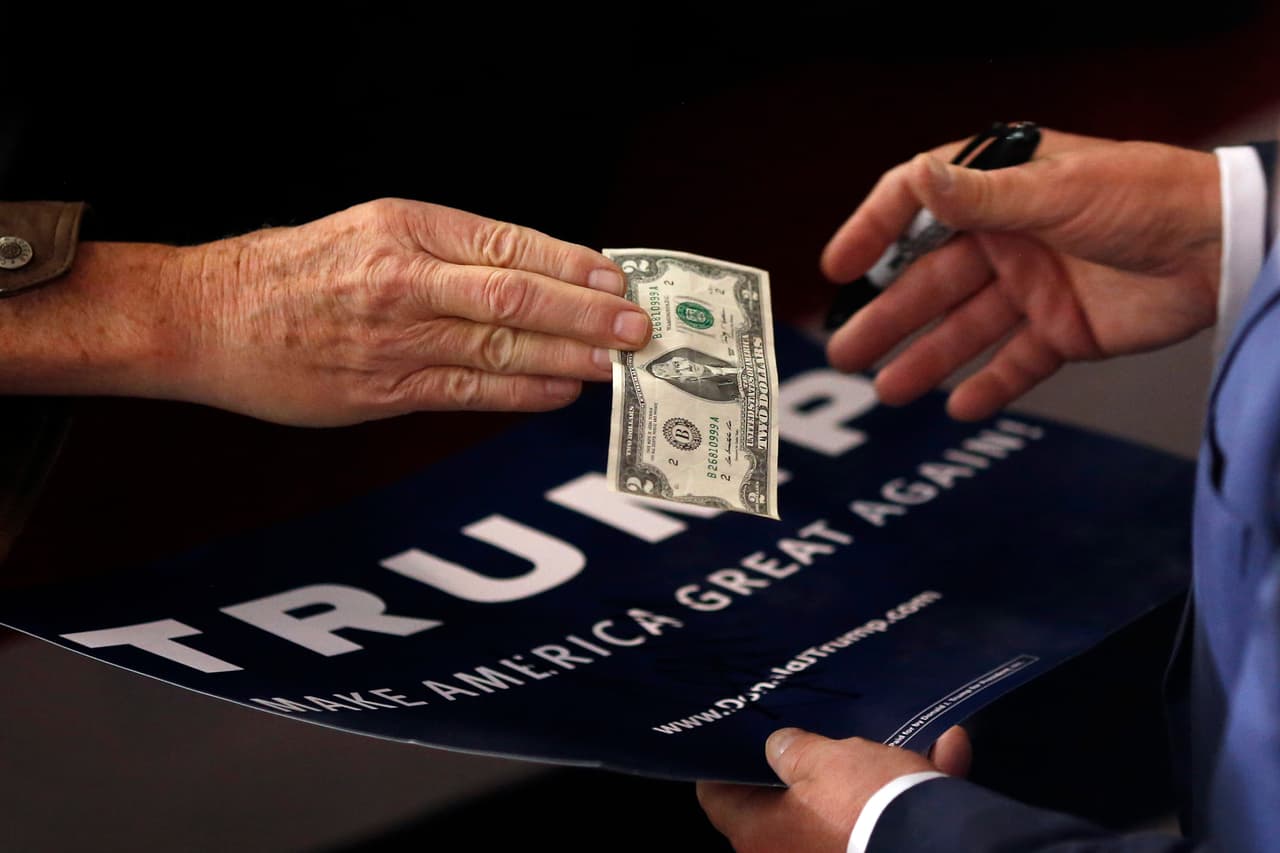 ¿Qué tan pobre es la campaña de Donald Trump?