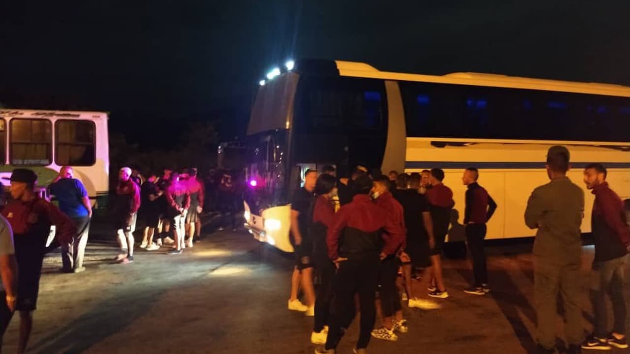 Bus del Carabobo FC fue balaceado tras duelo de liga venezolana