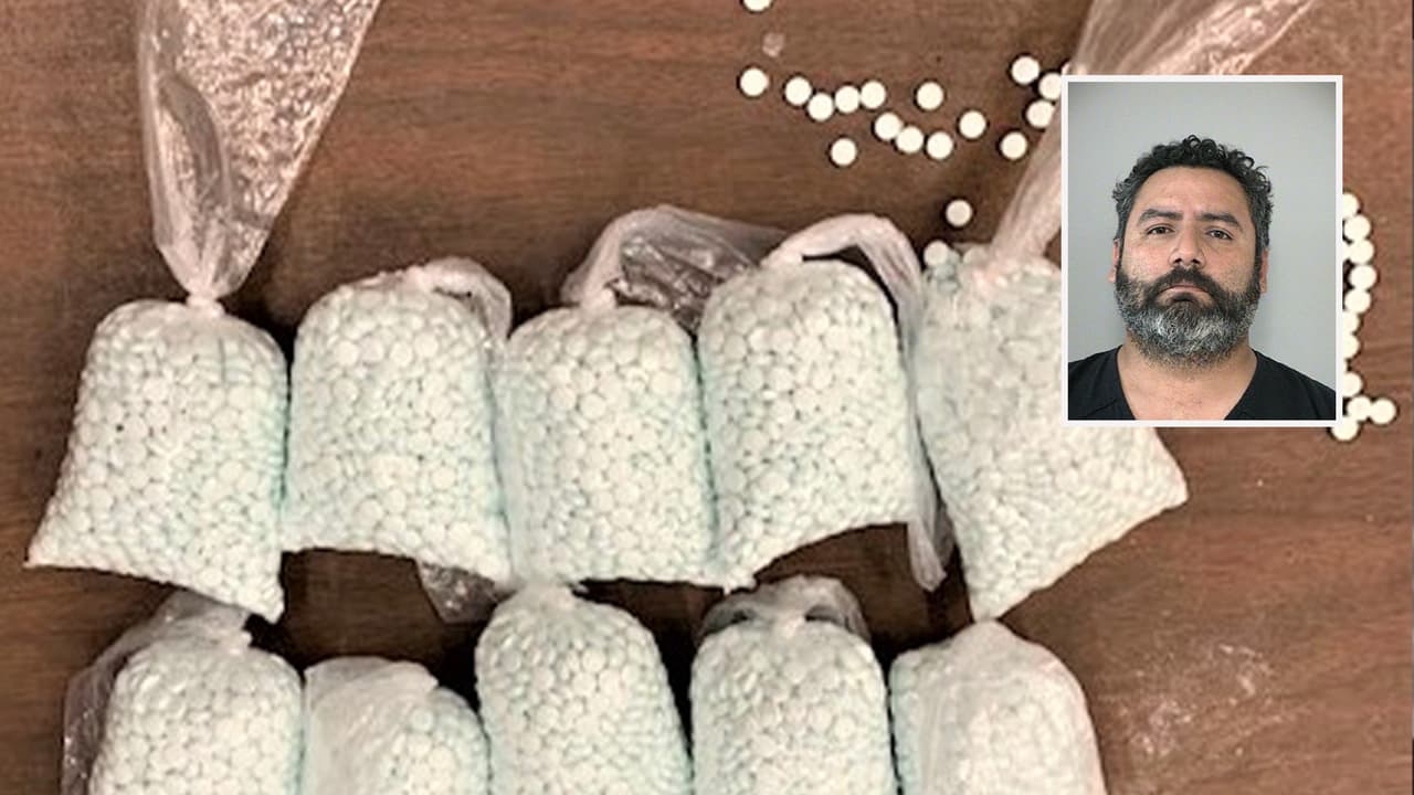 Detienen a un hispano por llevar en su vehículo 10,000 pastillas de fentanilo