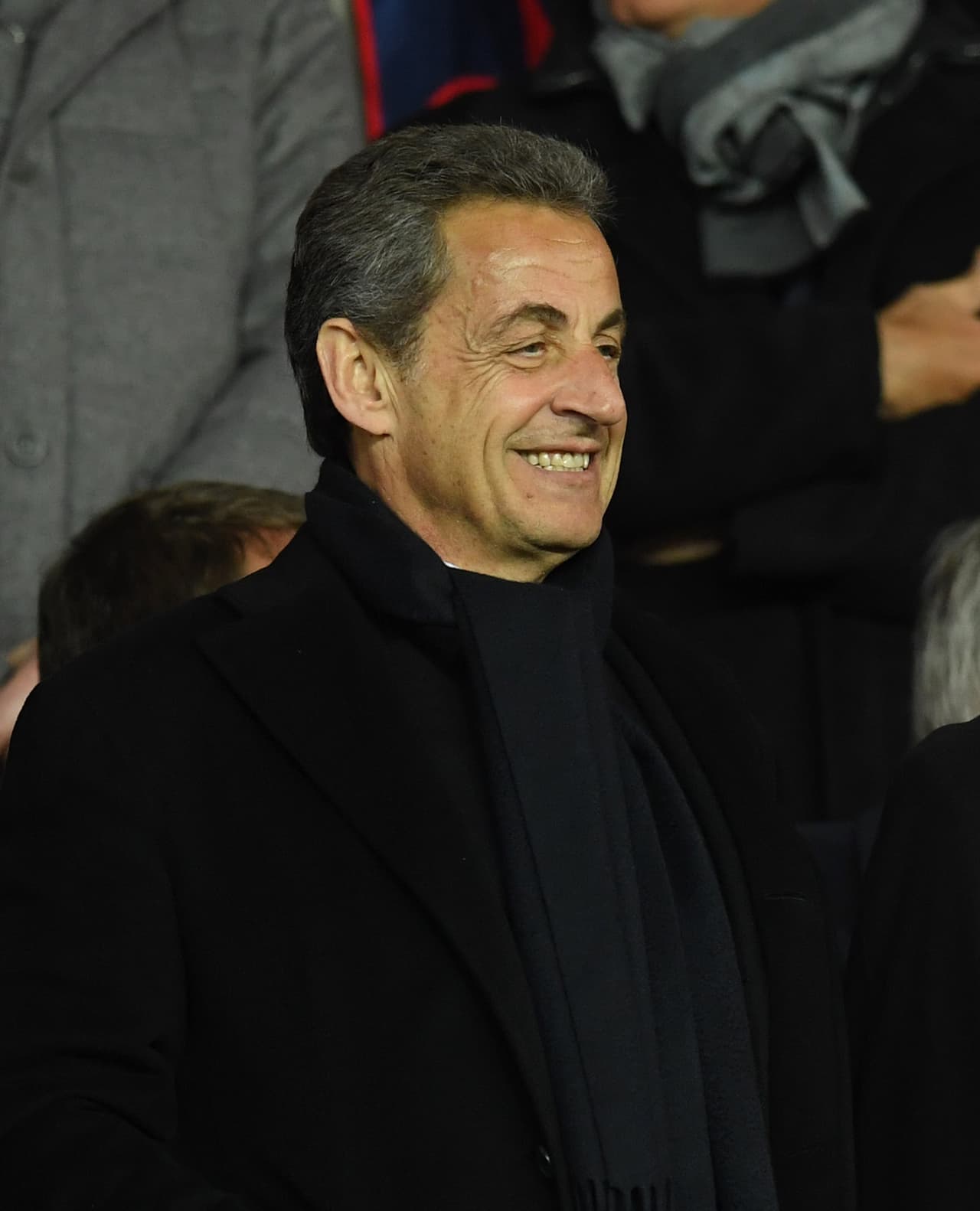Sarkozy se gozó el partido como cualquier otro seguidor francés.