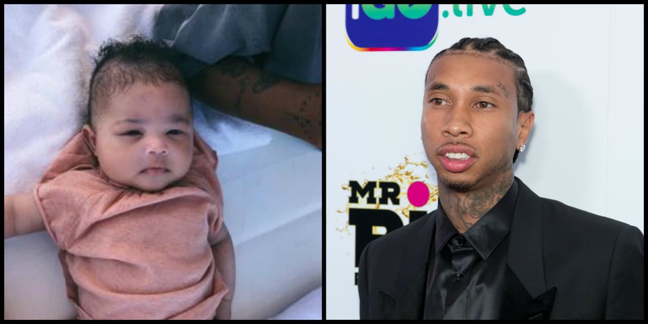A un mes del parto, medios reportaron que su expareja, el rapero Tyga, creía ser el padre de la bebé.