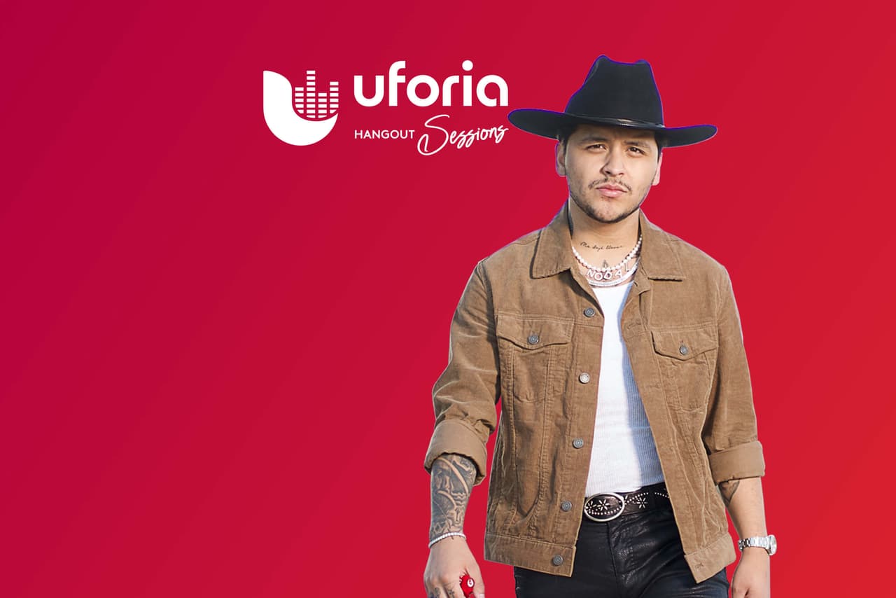 Christian Nodal celebró ser el Artista del mes a través de Uforia Hangout Sessions