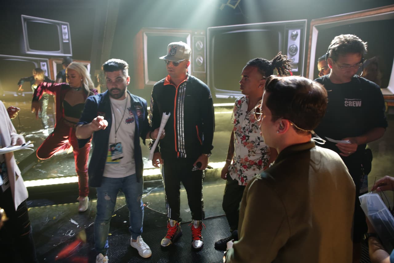 Aníbal Marrero estuvo coordinando todo lo relacionado a las coreografías del musical.