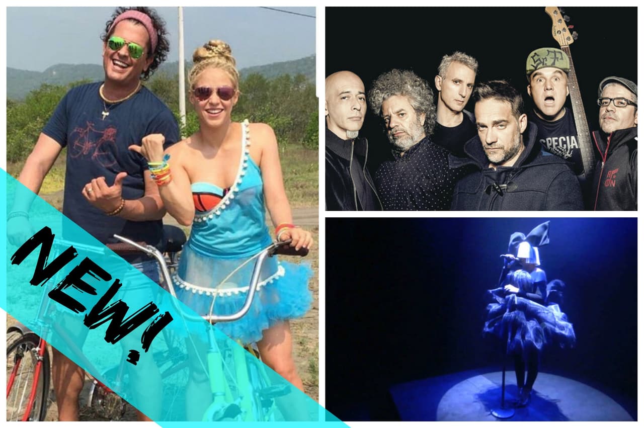 Carlos Vives y Shakira, Los Fabulosos Cadillacs, Sia y otras novedades que están que arden