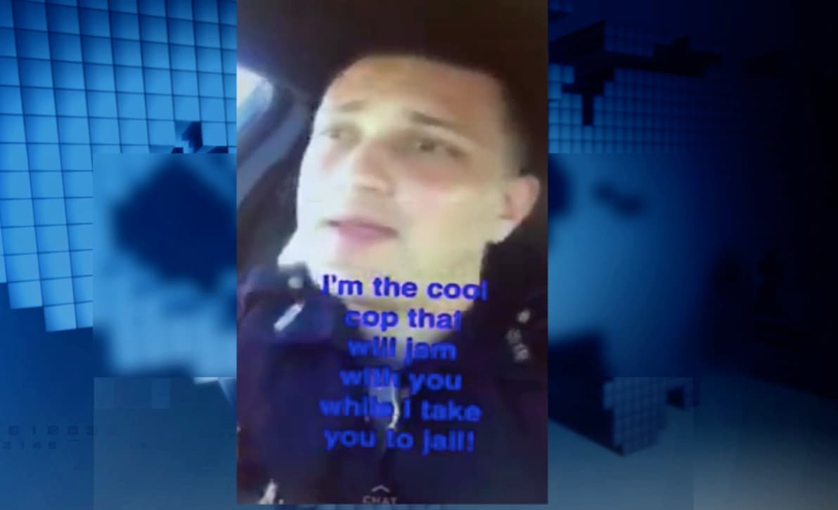 Un policía 'cool' en Texas fue sancionado por subir un video inapropiado a Snapchat