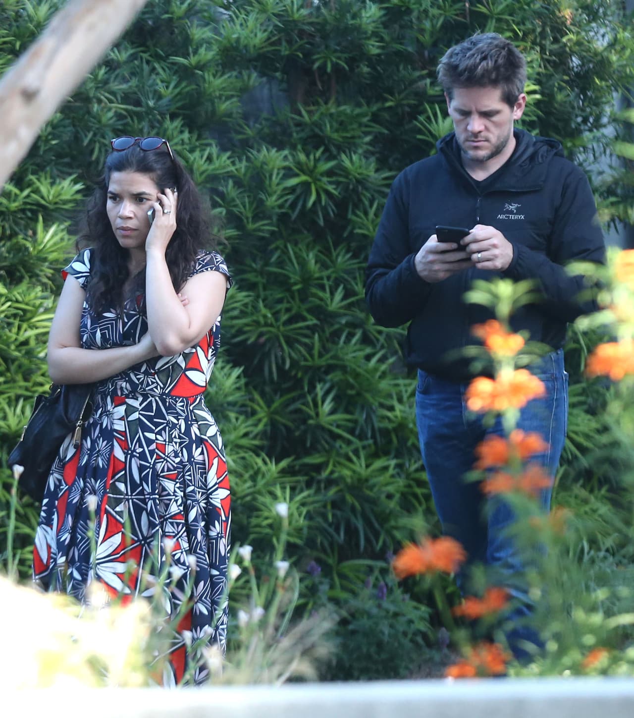 Salió a comer con su marido, Ryan Piers Williams.