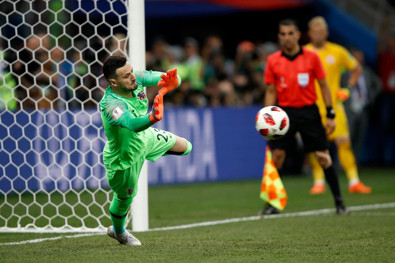 El arquero croata del Mónaco Danijel Subasic atajó el primer lanzamiento de Dinamarca. En total serían tres los cobros que salvó en la agónica definición desde el punto penal.