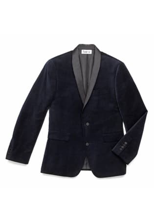 ¿Por qué no verse fantástico con un blazer de terciopelo mientras hace sus exámenes?