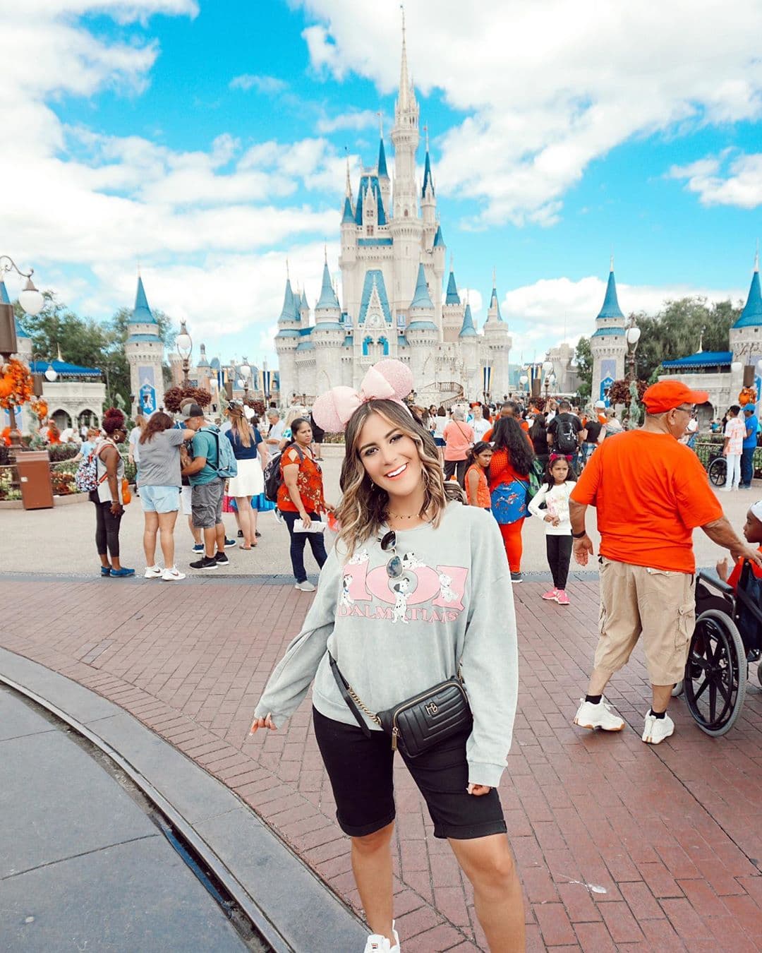 Pero, en sus días libres no solo gozó del sol y la piscina, sino también de las atracciones de Disney.