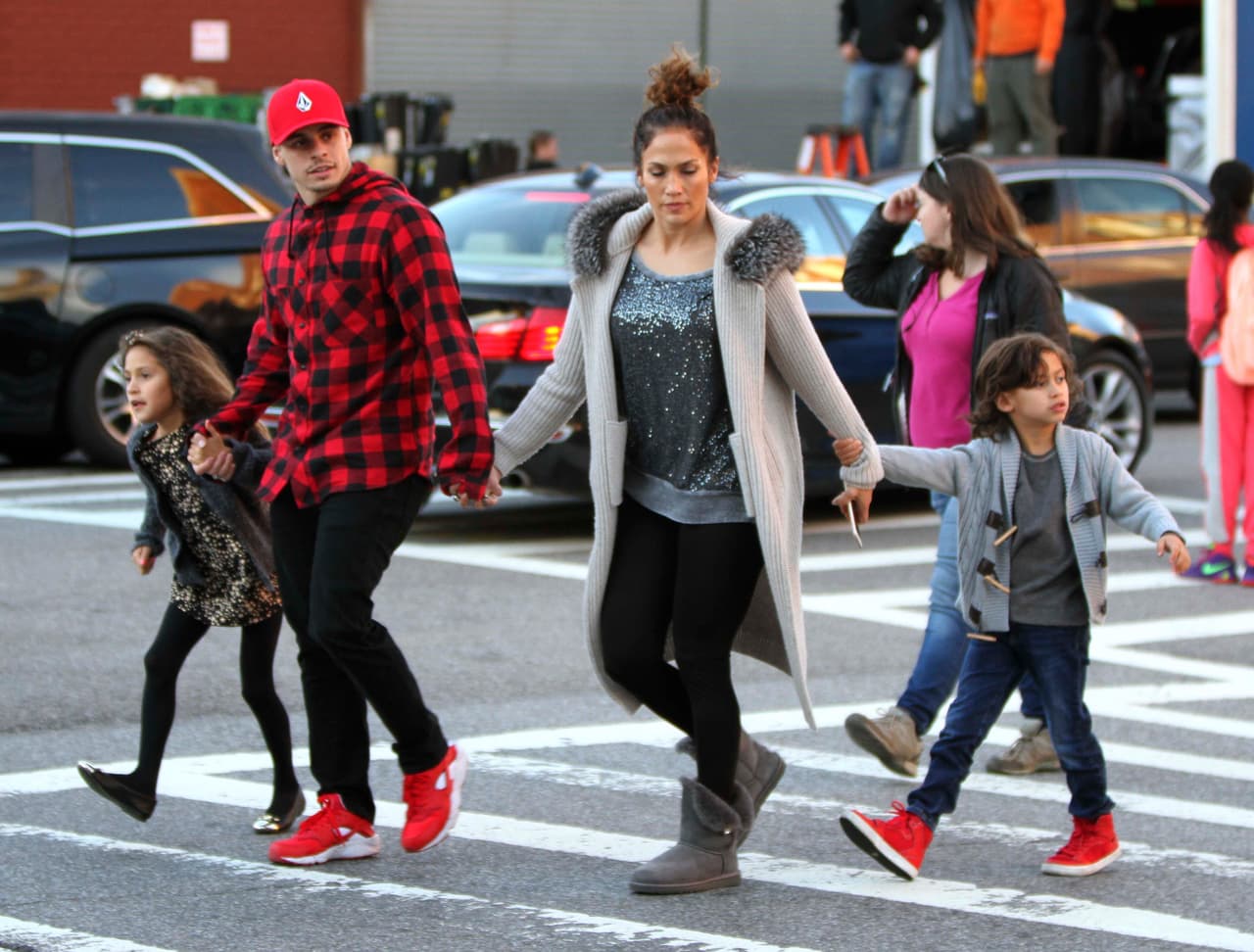 Los hijos de la diva adoran a Casper.