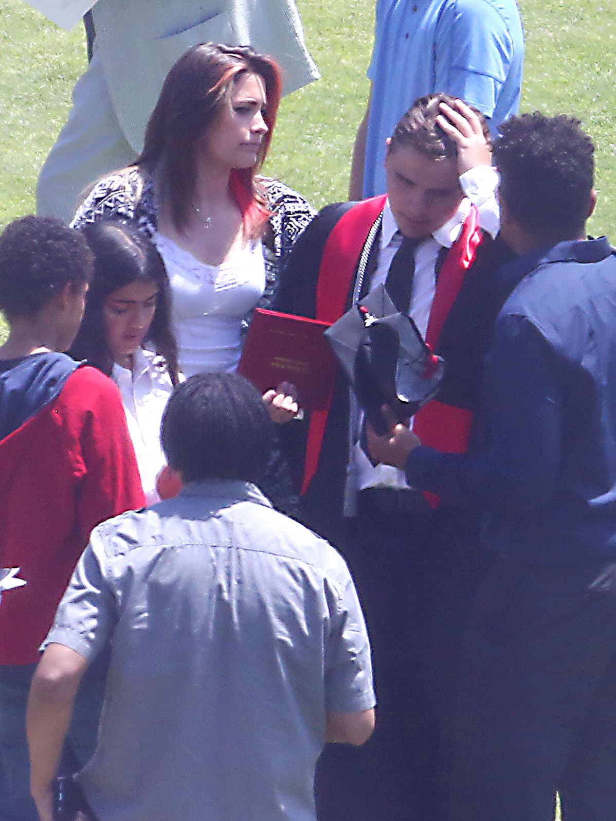 Sus hermanos Paris y Blancket no podían faltar.