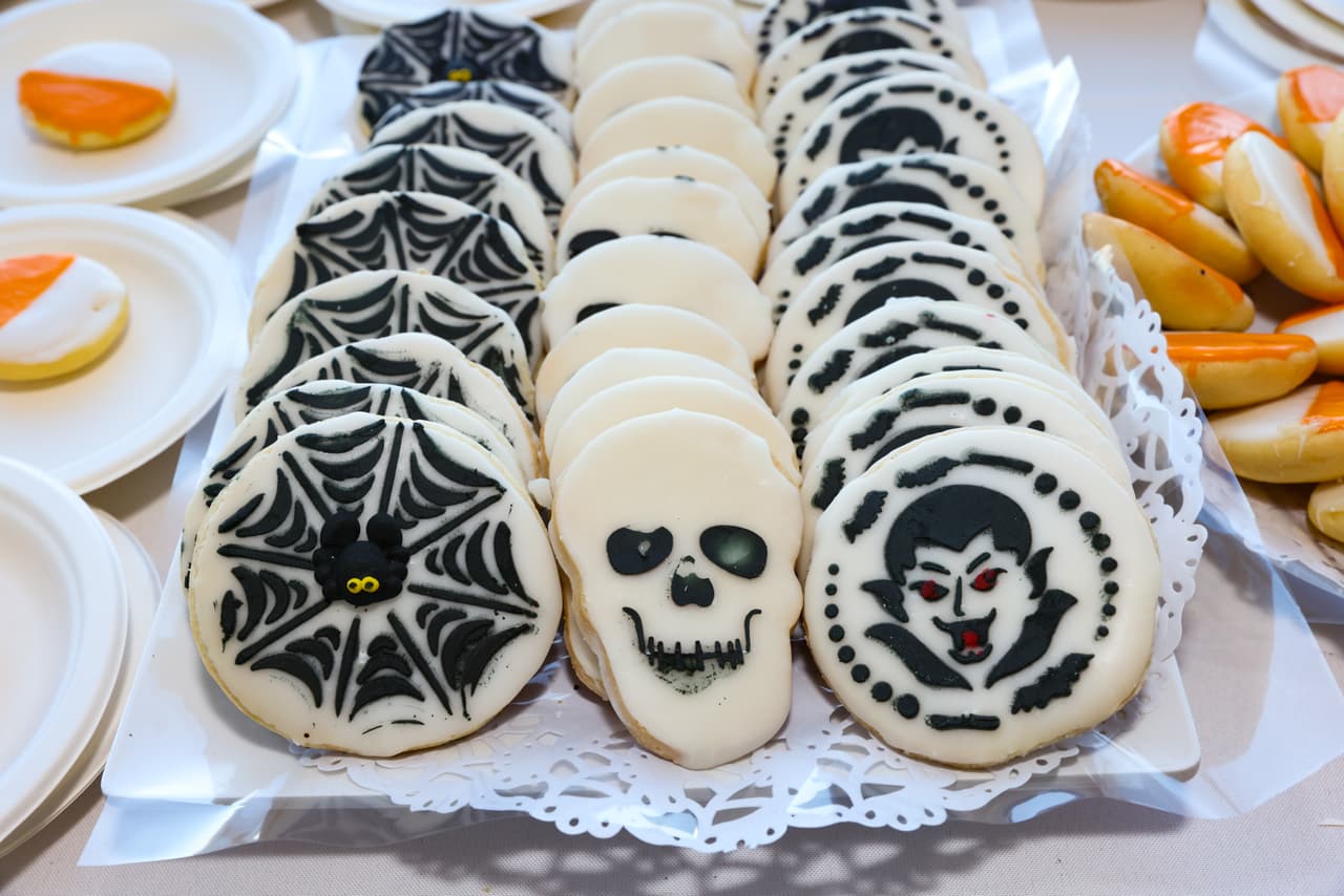 Pastelitos en forma de araña