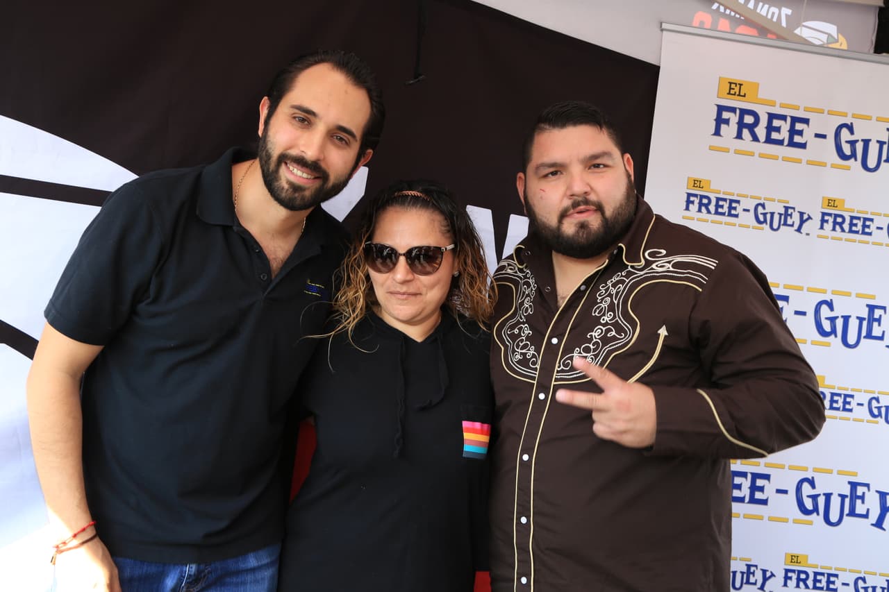 El Free-guey show es muy querido por su público y estas fotos lo demuestran.