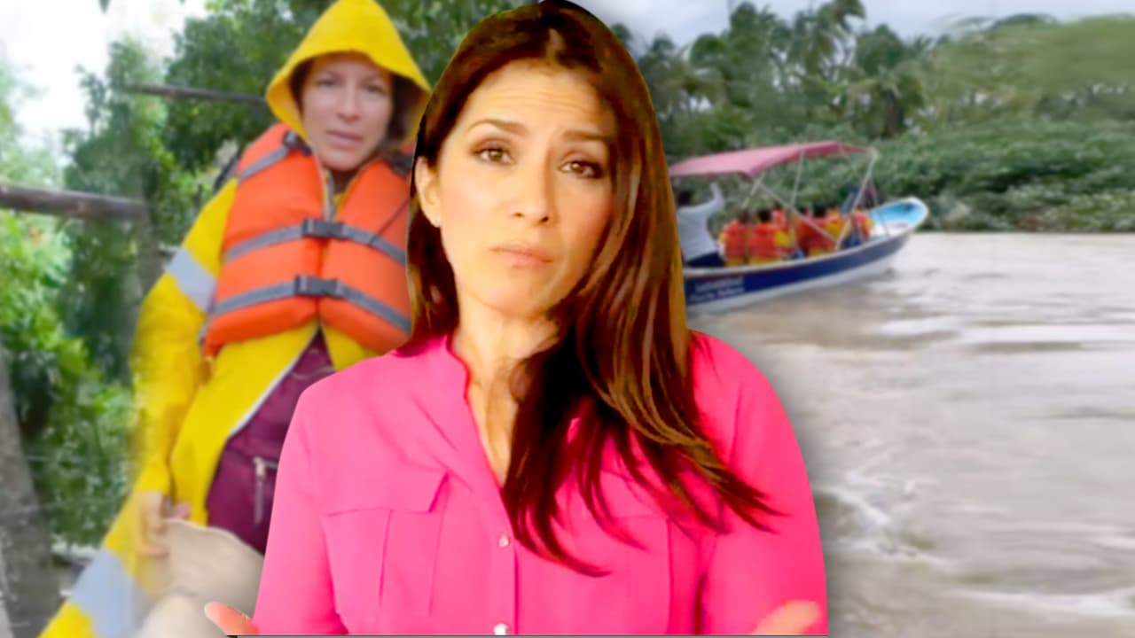 Alessandra Rosaldo sufrió los estragos del huracán Nora y tuvo que ser evacuada de emergencia