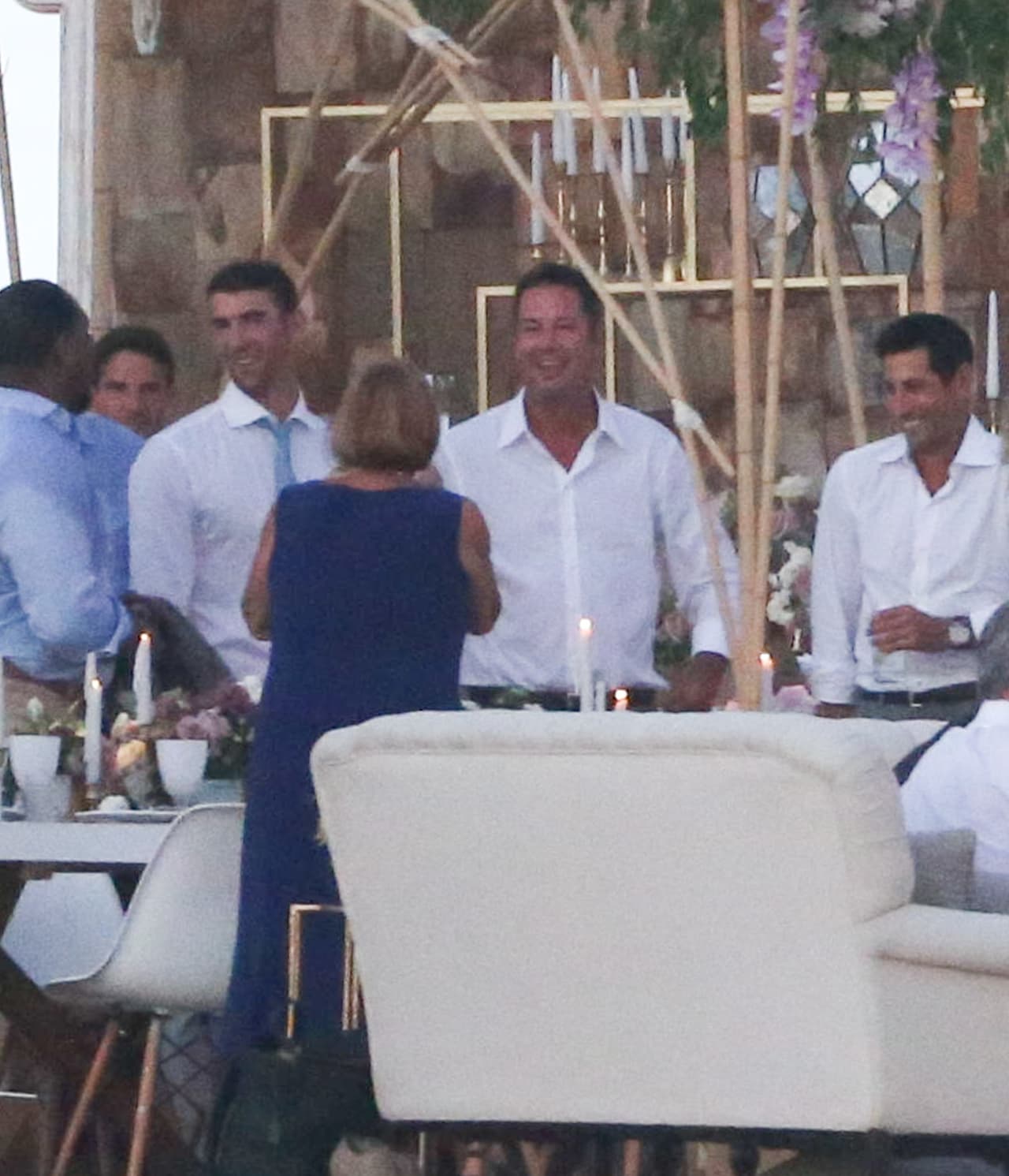 Phelps hasta se animó a cantar.