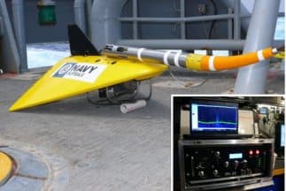 EL TPL-25, un sofisticado localizador de la Marina de EEUU. Crédito: US Navy.