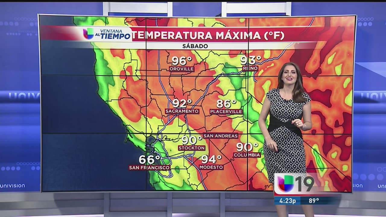 Temperaturas cálidas en Sacramento durante este fin de semana