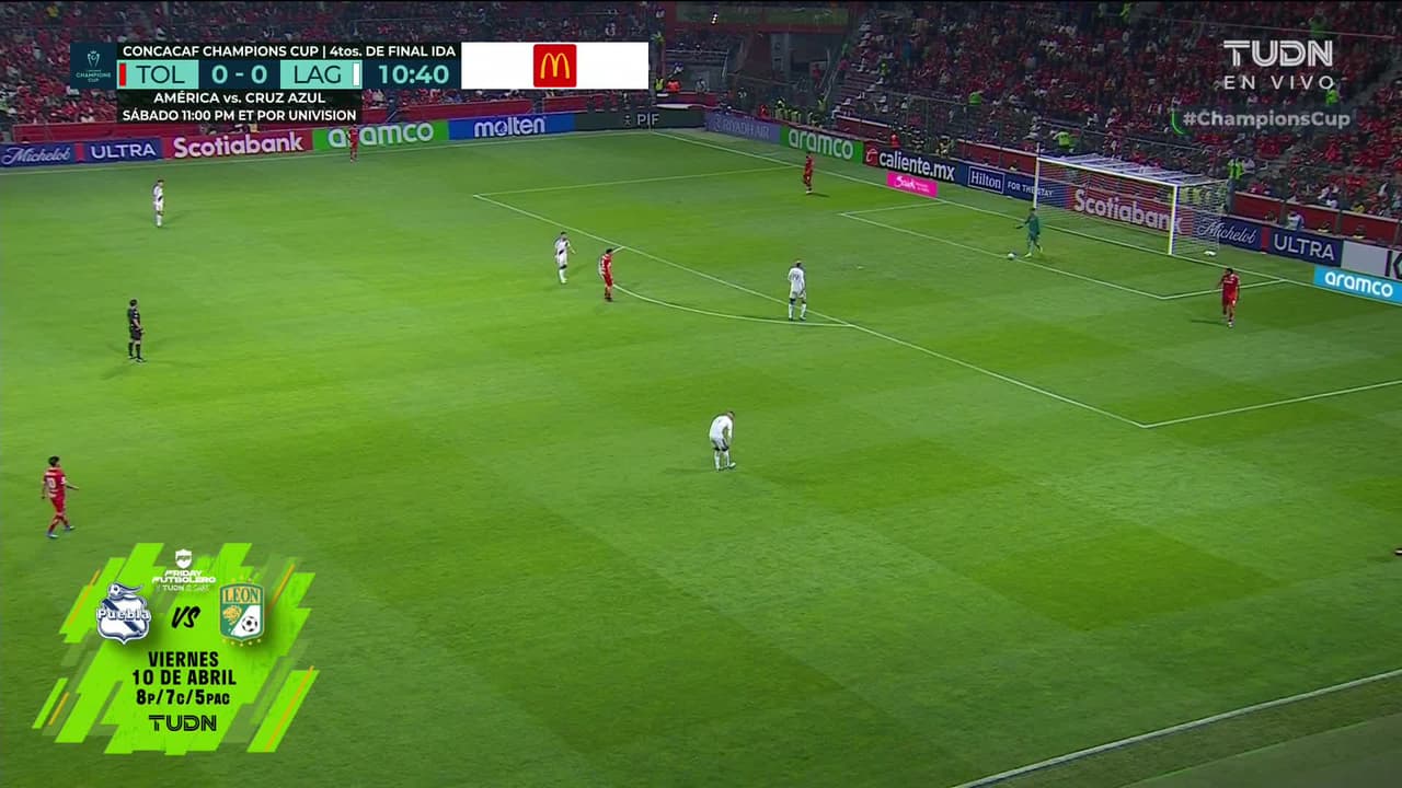 ¡GOL!  anota para Toluca. Nicolás Castro