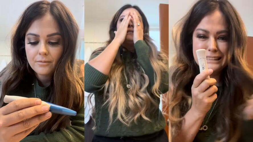 Mariana Echeverría estaba emocionada por su 'bebé arcoíris'